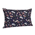 thumbnail image 1 of Salouo Retro Rabbit Flower Pattern Pillow Cases,1PC Pillow Covers with Envelope Closure Decorative Pillow Case for Bed Couch,Pillows Not Included-20"x30", 1 of 6