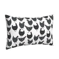 thumbnail image 1 of Salouo Retro Rooster Print Print Pillow Case Cover,Wrinkle-Free Bed Pillow Cover Pack of 1 Home Decor Fade-Resistant and Stain-Resistant ,Pillows Not Included -14"x20", 1 of 8