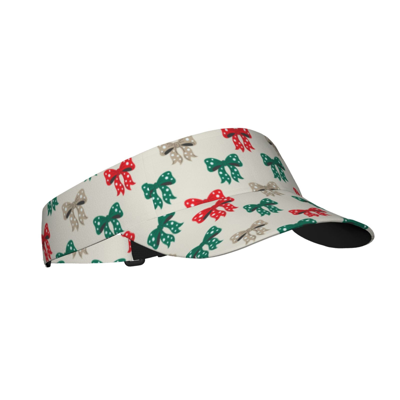 Bow Sun Salouo Retro bows Pattern Sport Sun Visor Hats,1-Piece of Adult ...