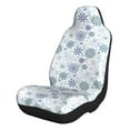 thumbnail image 1 of Salouo Retro ice blue snowflakes Pattern Car Seat Covers,Universal Car Seat Protectors Easy to Install Car Cover Car Accessories Auto/rucks/Van/SUV-1, 1 of 9