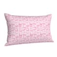 thumbnail image 1 of Salouo Ribbon Bow Pattern Pillow Cases,1PC Pillow Covers with Envelope Closure Decorative Pillow Case for Bed Couch,Pillows Not Included-14"x20", 1 of 6