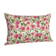 thumbnail image 1 of Salouo Rose Flowers Pattern Pillow Cases,1PC Pillow Covers with Envelope Closure Decorative Pillow Case for Bed Couch,Pillows Not Included-14"x20", 1 of 6