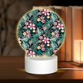 thumbnail image 1 of Salouo Rose Flowers for Round Acrylic Night Light - Acrylic Sheets with LED Light Lamp Base - Decorative Night Lamp for Restaurant Bar Cafe Shop Room Decoration, 1 of 9