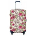thumbnail image 1 of Salouo Rose Mix Leopard 4 Pattern Travel Dust-proof Suitcase Cover, Softside Suitcase Protector Luggage Cover Protector for 18-32inch ,Not Included Suitcase, 1 of 8