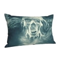 thumbnail image 1 of Salouo Scary Moon And Clouds Pattern Pillow Cases,1PC Pillow Covers with Envelope Closure Decorative Pillow Case for Bed Couch,Pillows Not Included-20"x30", 1 of 6