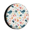 Salouo Sea Life 1 Print Spare Tire Cover 1417 inch Spare Tire