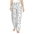 thumbnail image 1 of Salouo Sea Turtle Print Women's Pajama Pants Casual Loose Sweatpants PJs Flowy Pants Drawstring Palazzo for Women Wide Leg Pants Lounge Pajama -X-Large, 1 of 8