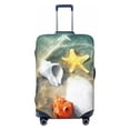 thumbnail image 1 of Salouo Seashell On The Beach Pattern Travel Dust-proof Suitcase Cover, Softside Suitcase Protector Luggage Cover Protector for 18-32inch ,Not Included Suitcase, 1 of 8