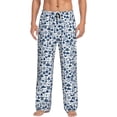 thumbnail image 1 of Salouo Seaside Primary Color Print Pajama Pants for Men, Lounge Pants Elastic Waistband Casual Men's sleepwear Loungewear Sleep Pajama Pant -X-Large, 1 of 7