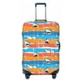 thumbnail image 1 of Salouo Shark On Line Pattern Travel Dust-proof Suitcase Cover, Softside Suitcase Protector Luggage Cover Protector for 18-32inch ,Not Included Suitcase, 1 of 8
