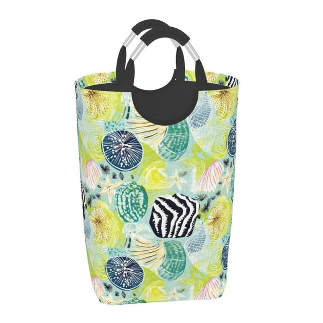 Salouo Shell Clam for Dirty Clothes Hamper,Extra Large Hamper Basket