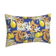 thumbnail image 1 of Salouo Sicilian Style Print Print Pillow Case Cover,Wrinkle-Free Bed Pillow Cover Pack of 1 Home Decor Fade-Resistant and Stain-Resistant ,Pillows Not Included -16"x24", 1 of 8