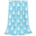 thumbnail image 1 of Salouo Skating Poodle Fun Print Bed Blankets,Flannel Blanket Comfortable Air Conditioning Blanket Lightweight Blanket for Sofa Bed Travel & Couch -60"x50", 1 of 8