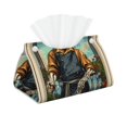thumbnail image 1 of Salouo Skeleton Chef BBQ Scene Pattern Long Tissue Box Cover Rectangular–Plus Size Tissue Box Holder Modern LeatheLarge Tissue Holder for Bathroom Car & Office Decor, 1 of 7