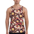 thumbnail image 1 of Salouo Skull record lips for Men's Tank Tops,Sleeveless Muscle Shirts for Men Quick Dry Workout Tank Top Gym Muscle Tee Fitness Bodybuilding Sleeveless T Shirt-3X-Large, 1 of 7
