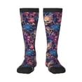 thumbnail image 1 of Salouo Skull starry sky flower Print Women's Men's Ankle Socks 1-pack Casual Athletic Socks for Unisex Adult Moisture-Wicking Socks for Daily Wear/Running/Sport, 1 of 1