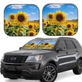 thumbnail image 1 of Salouo Sky Golden Sunflower Field B Pattern Car Windshield Sun Shade Foldable | Front Windshield Shade for Sun, Heat and UV Rays | Interior Sun Protection-Small, 1 of 6