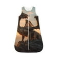 Salouo Sky Sunset Bronze Dragon Print Baby Sleep Sack Wearable Blanket