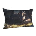 thumbnail image 1 of Salouo Sleeping Dragon In Forest Pattern Pillow Cases,1PC Pillow Covers with Envelope Closure Decorative Pillow Case for Bed Couch,Pillows Not Included-14"x20", 1 of 6