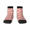 thumbnail image 1 of Salouo Smiling Pink Pumpkins Pattern Unisex Middle Tube Socks,Middle-Finger Knee High Socks Over The Calf Tube Stocking Crew Stockings for Women and Men Tube Socks, 1 of 8