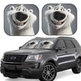 thumbnail image 1 of Salouo Smiling Polar Bear Pattern Car Windshield Sun Shade Foldable | Front Windshield Shade for Sun, Heat and UV Rays | Interior Sun Protection-Large, 1 of 6