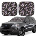 thumbnail image 1 of Salouo Snake And Floral1 Pattern Car Windshield Sun Shade Foldable | Front Windshield Shade for Sun, Heat and UV Rays | Interior Sun Protection-Medium, 1 of 6