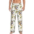 thumbnail image 1 of Salouo Snake And Moon Print Pajama Pants for Men, Lounge Pants Elastic Waistband Casual Men's sleepwear Loungewear Sleep Pajama Pant -X-Large, 1 of 7