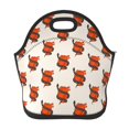 Salouo Snake Around Heart for Lunch Tote,Lunch Bag Insulated Lunch Box