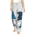 thumbnail image 1 of Salouo Snow Gnome for Winter Print Women's Pajama Pants Casual Loose Sweatpants PJs Flowy Pants Drawstring Palazzo for Women Wide Leg Pants Lounge Pajama -XX-Large, 1 of 8
