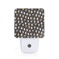 thumbnail image 1 of Salouo Snowflake Cream Hot Cocoa for Night Lights Plug into Wall 1 Pack, 0.5W Plug in Night Light with Dusk-to-Dawn Light Sensor LED Nightlight for Bathroom, Adult, Hallway-UK, 1 of 7