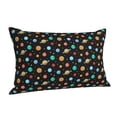 thumbnail image 1 of Salouo Solar System Planets Space Pattern Pillow Cases,1PC Pillow Covers with Envelope Closure Decorative Pillow Case for Bed Couch,Pillows Not Included-16"x24", 1 of 6