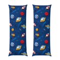 Salouo Space Prattern Long Body Pillowcase,1 PCS Pillow Cover