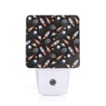 thumbnail image 1 of Salouo Space Rocket for Night Lights Plug into Wall 1 Pack, 0.5W Plug in Night Light with Dusk-to-Dawn Light Sensor LED Nightlight for Bathroom, Adult, Hallway-UK, 1 of 7