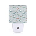 thumbnail image 1 of Salouo Spaceship for Night Lights Plug into Wall 1 Pack, 0.5W Plug in Night Light with Dusk-to-Dawn Light Sensor LED Nightlight for Bathroom, Adult, Hallway-EU, 1 of 7