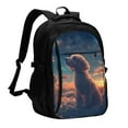 thumbnail image 1 of Salouo Starry Sky Cloud Puppy Pattern Extra Large Travel Laptop,Backpack with USB Charging Port College Backpack Business Work Bag Casual Daypack Fits for Men & Women, 1 of 7