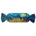 thumbnail image 1 of Salouo Starry Sunflower Dreamscape Pattern Cute Bolster Pillow,Cylindrical Pillow Long Pillow for Bed Round Side Pillow for Knee/Leg/Neck ,- Length 24.4" x 9.8" Diameter, 1 of 8