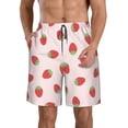thumbnail image 1 of Salouo Strawberry Pattern Swim Trunks for Men,Men's Hawaiian Bathing Suit Swimsuits Quick Dry Swimming Board Shorts Beach Shorts with Pockets-Medium, 1 of 6