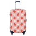 thumbnail image 1 of Salouo Strawberry Pattern Travel Dust-proof Suitcase Cover, Softside Suitcase Protector Luggage Cover Protector for 18-32inch ,Not Included Suitcase, 1 of 8