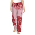 thumbnail image 1 of Salouo Striped Meat Print Women's Pajama Pants Casual Loose Sweatpants PJs Flowy Pants Drawstring Palazzo for Women Wide Leg Pants Lounge Pajama -X-Large, 1 of 8