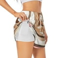 thumbnail image 1 of Salouo Stylish High Heels On Books Print Women's 2 in 1 Running Shorts Double-Layer Shorts Athletic Workout Gym Yoga Shorts Running Shorts for Women-Medium, 1 of 7