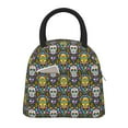 thumbnail image 1 of Salouo Sugar Skulls for Insulated Lunch Bag for Women/Men - Leakproof Cooler Tote Bag Organizer - Reusable Lunch Box for Office Picnic Hiking Beach-One Size, 1 of 6
