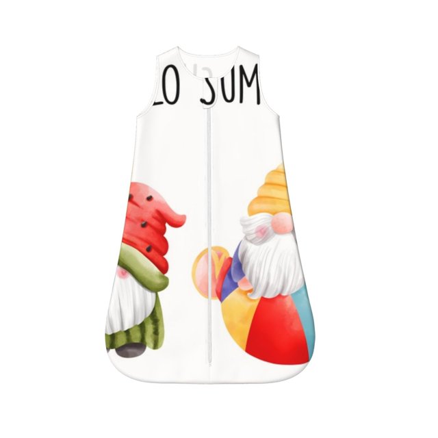Salouo Summer Gnome Print Baby Sleep Sack Wearable Blanket for Babies