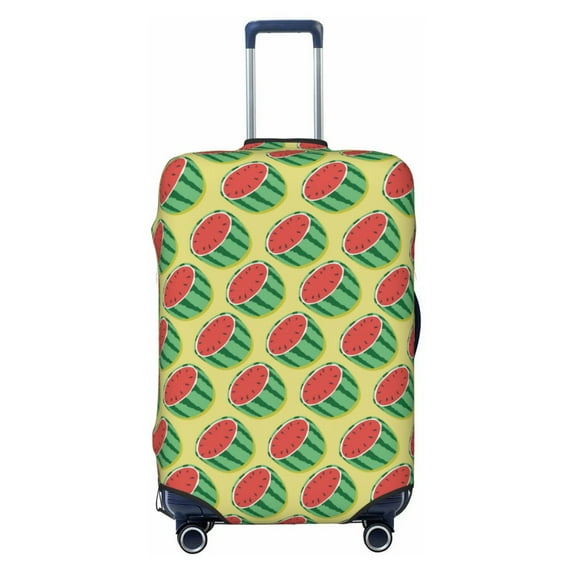 Salouo Summer Watermelon Pattern Travel Dust-proof Suitcase Cover, Softside Suitcase Protector Luggage Cover Protector for 18-32inch ,Not Included Suitcase