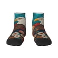 thumbnail image 1 of Salouo Sunflower Bald Eagle Pattern Unisex Middle Tube Socks,Middle-Finger Knee High Socks Over The Calf Tube Stocking Crew Stockings for Women and Men Tube Socks, 1 of 8