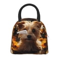 thumbnail image 1 of Salouo Sunflower Cute Puppy for Insulated Lunch Bag for Women/Men - Leakproof Cooler Tote Bag Organizer - Reusable Lunch Box for Office Picnic Hiking Beach-One Size, 1 of 6