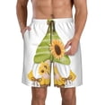 thumbnail image 1 of Salouo Sunflower Gnomes Pattern Swim Trunks for Men,Men's Hawaiian Bathing Suit Swimsuits Quick Dry Swimming Board Shorts Beach Shorts with Pockets-Small, 1 of 6