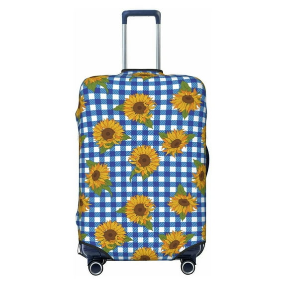Salouo Sunflowers Pattern Travel Dust-proof Suitcase Cover, Softside Suitcase Protector Luggage Cover Protector for 18-32inch ,Not Included Suitcase