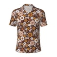 thumbnail image 1 of Salouo Sunflowers for Men's Short Sleeve Polo Shirts,Polo Shirts for Men Performance Short Sleeve Golf Shirt Athletic Casual Collared T-Shirt-Large, 1 of 8