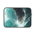 Salouo Surfing Shark Pattern Laptop Sleeve Case, Laptop Cover Briefcase
