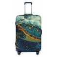 thumbnail image 1 of Salouo Surfing Turtle Pattern Travel Dust-proof Suitcase Cover, Softside Suitcase Protector Luggage Cover Protector for 18-32inch ,Not Included Suitcase, 1 of 8